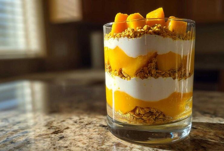 Turmeric Mango Yogurt Parfait