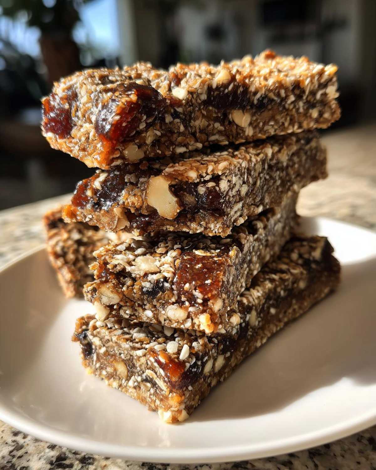 Walnut Fig Energy Bars - detail 1