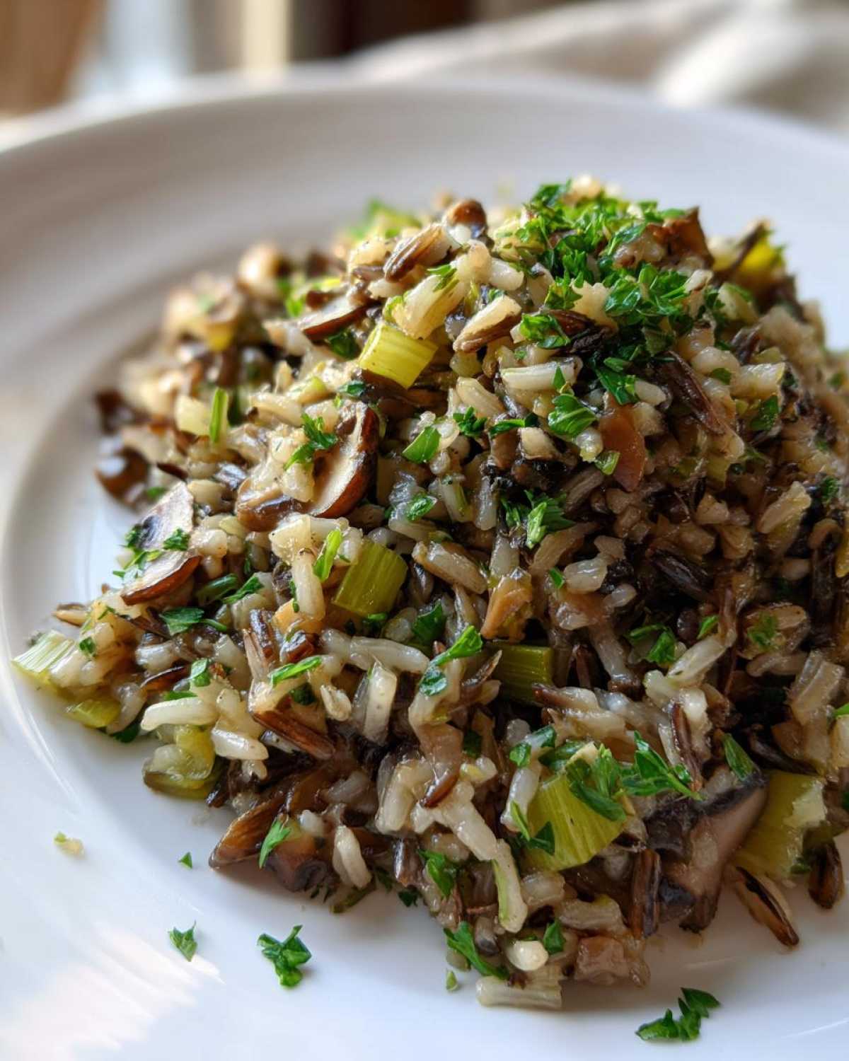 Wild Rice and Mushroom Pilaf - detail 3