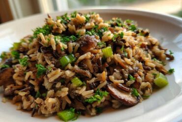 Wild Rice and Mushroom Pilaf