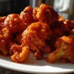 Air-Fryer Buffalo Cauliflower Wings