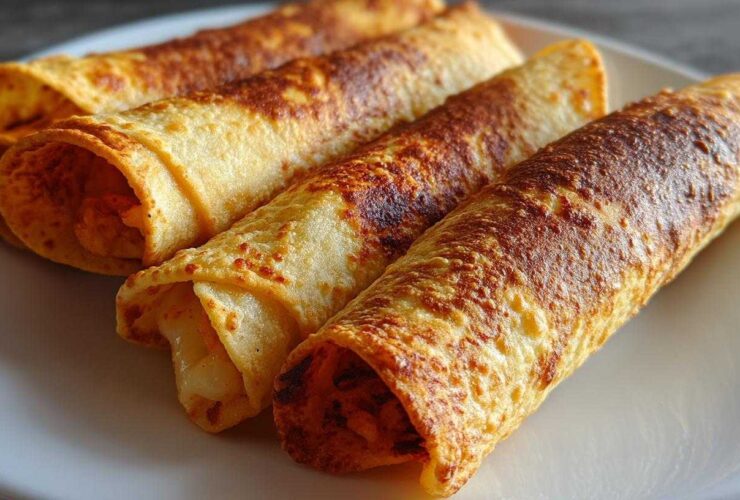 Air-Fryer Chicken Taquitos
