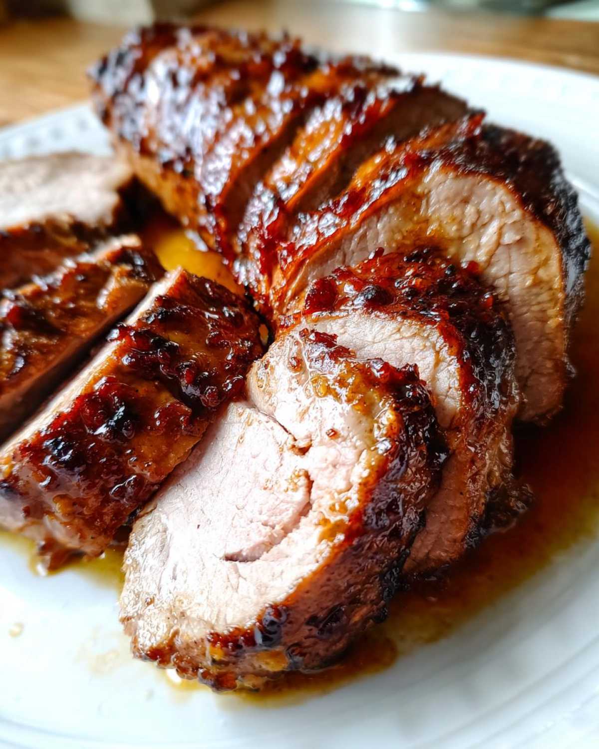 Apple Cider Glazed Pork Tenderloin - detail 1