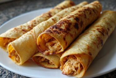 Baked Chicken Taquitos