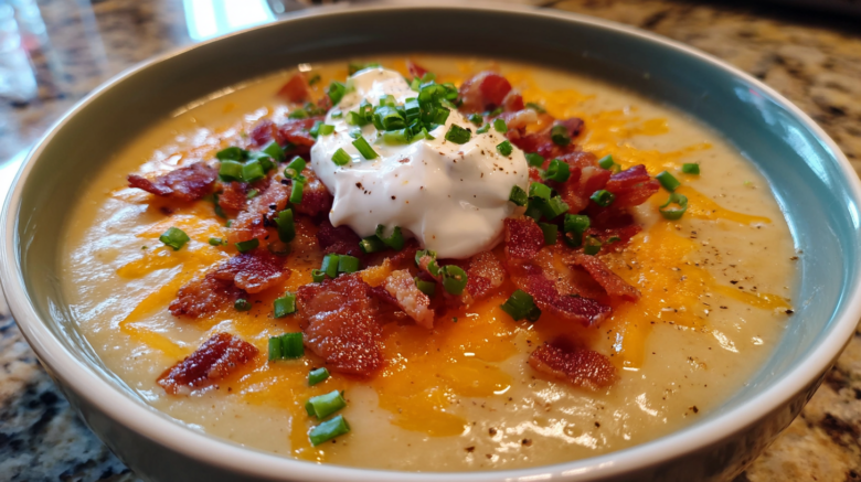Baked Potato Soup for Maximum Comfort