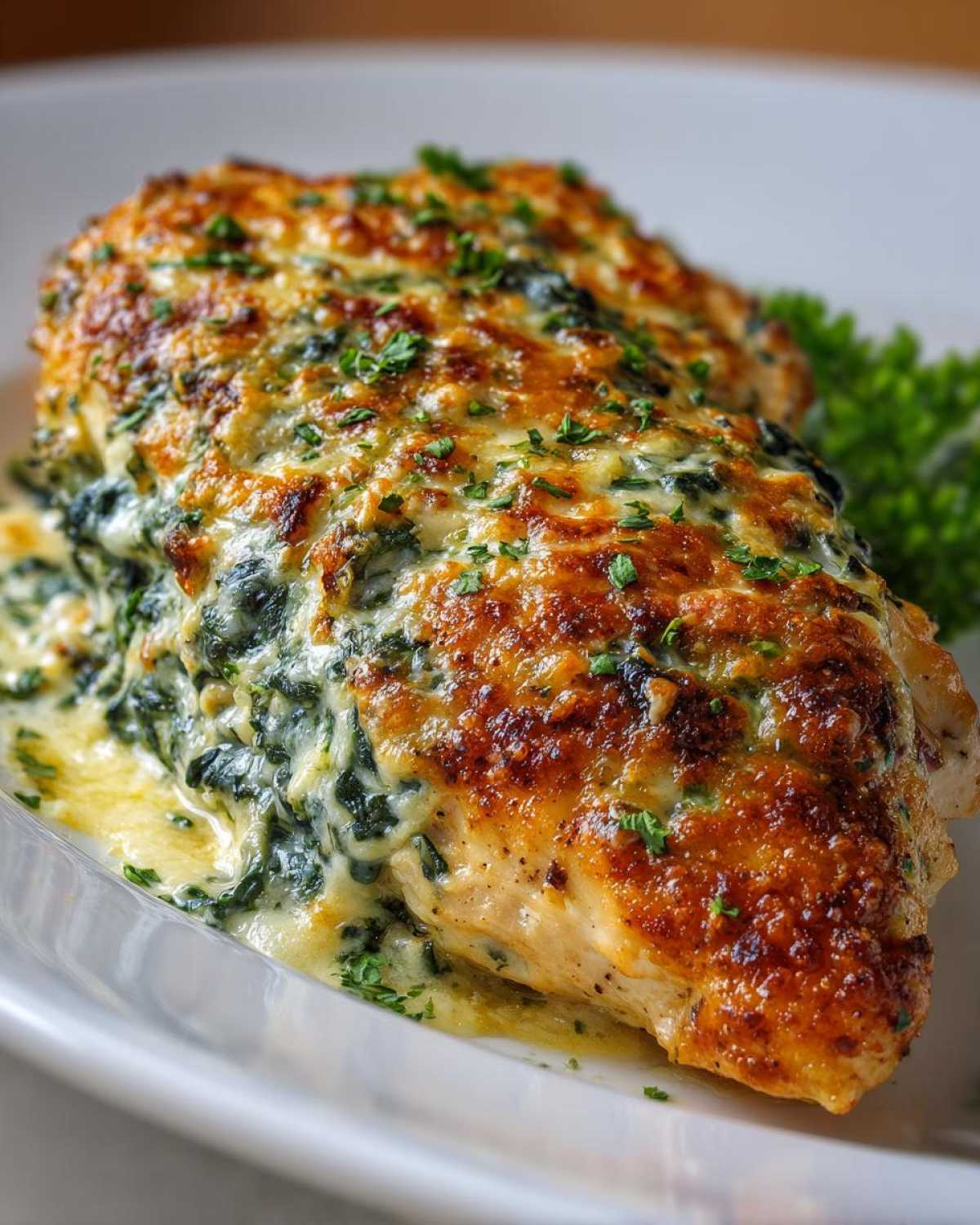 Baked Spinach Artichoke Chicken - detail 2