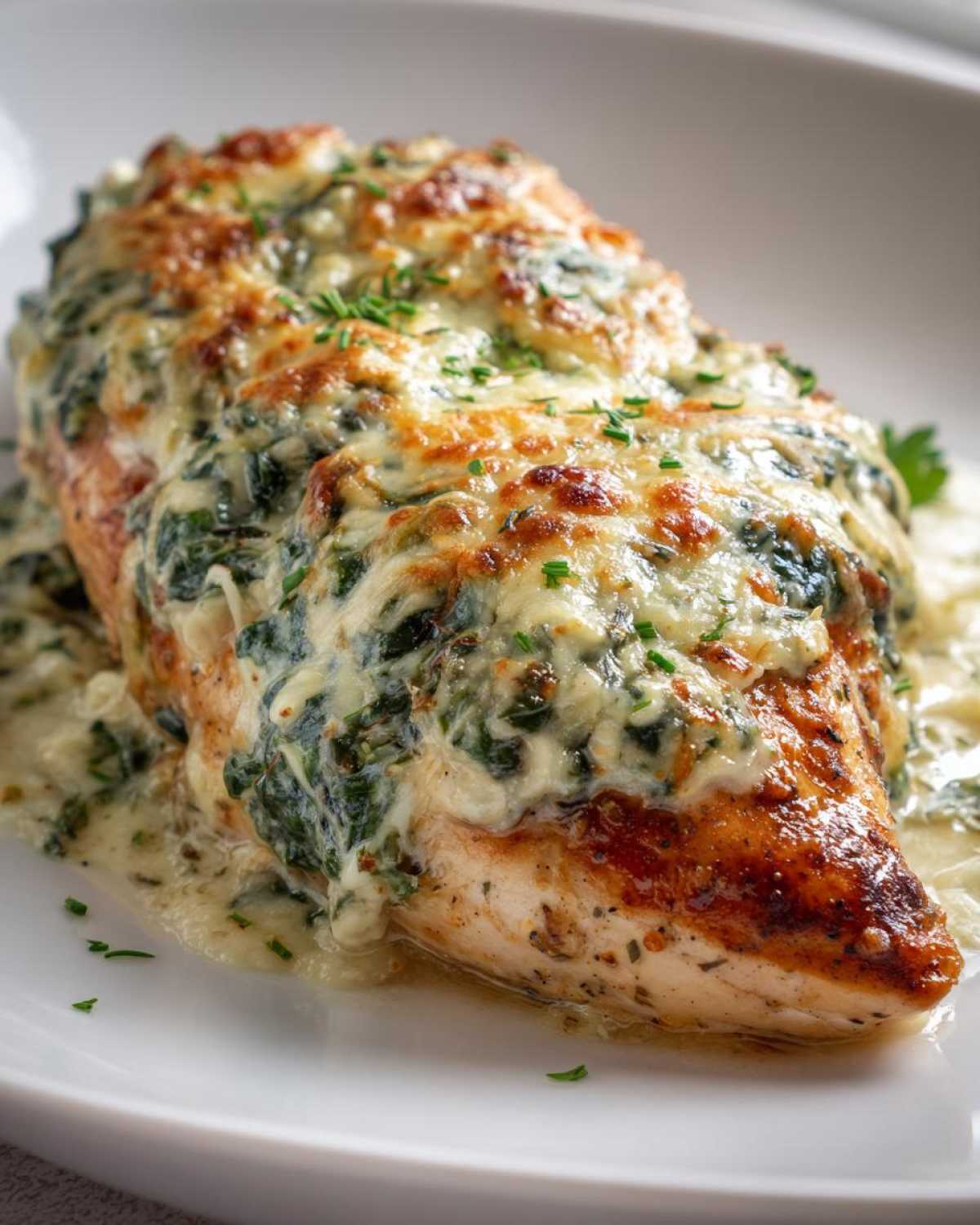 Baked Spinach Artichoke Chicken - detail 3