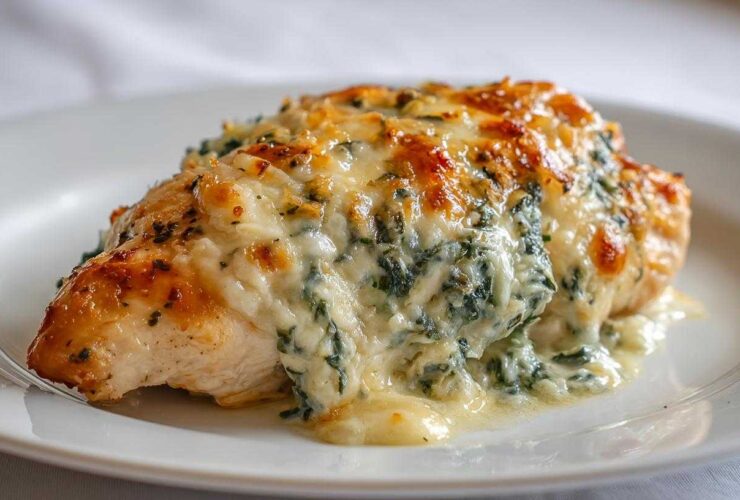 Baked Spinach Artichoke Chicken