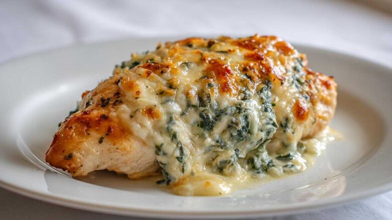 Baked Spinach Artichoke Chicken