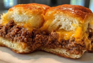 Beef and Cheddar Sliders