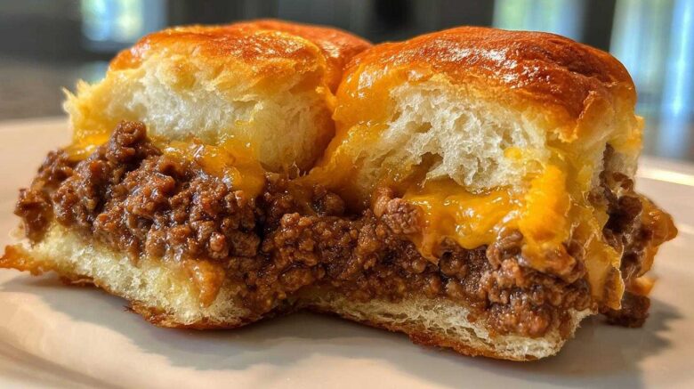 Beef and Cheddar Sliders