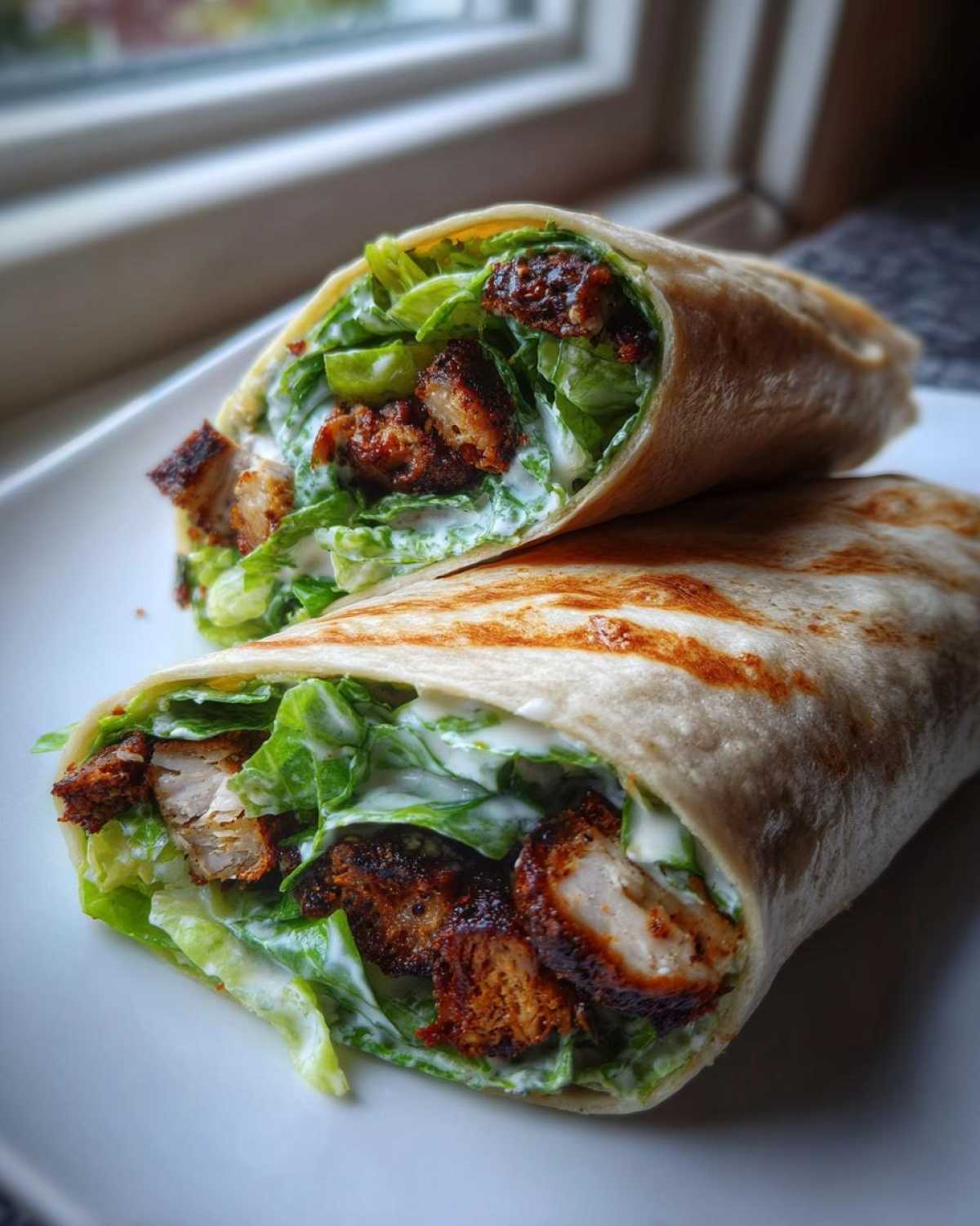 Blackened Chicken Caesar Wraps - detail 2