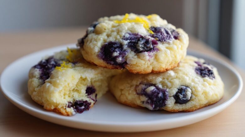 Blueberry Lemon Ricotta Cookies