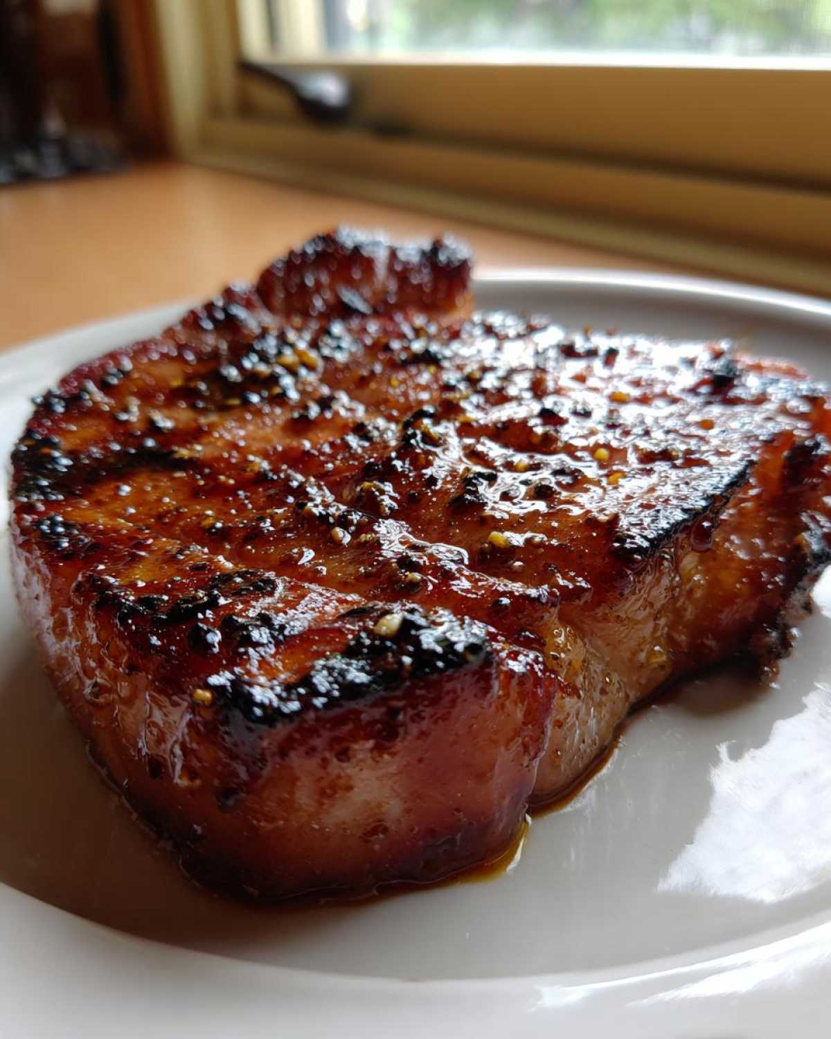 Brown Sugar Glazed Ham Steak - detail 1