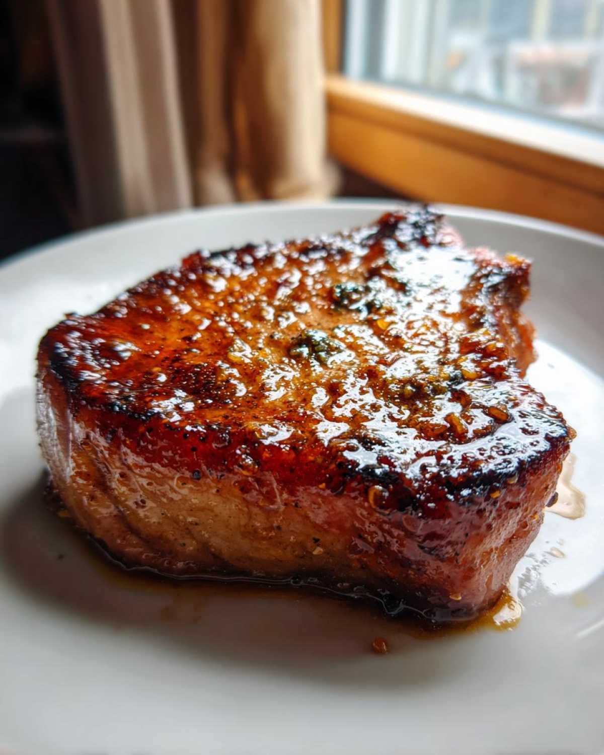 Brown Sugar Glazed Ham Steak - detail 3