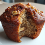 Brown Sugar Walnut Banana Muffins