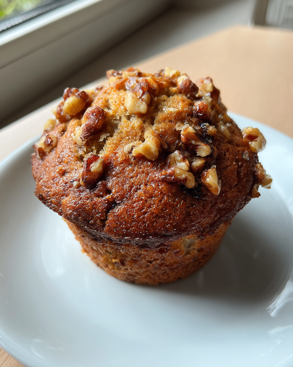 Brown Sugar Walnut Banana Muffins - detail 3