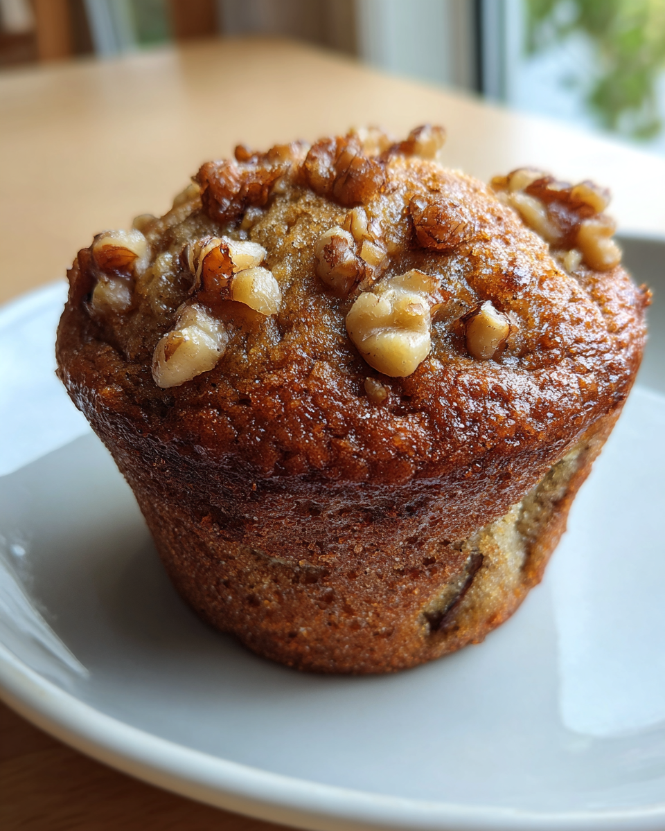 Brown Sugar Walnut Banana Muffins - detail 4