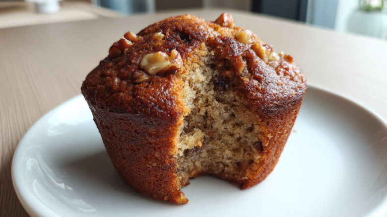Brown Sugar Walnut Banana Muffins