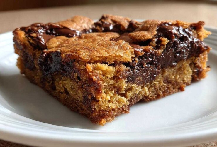 Brownie Batter Blondies