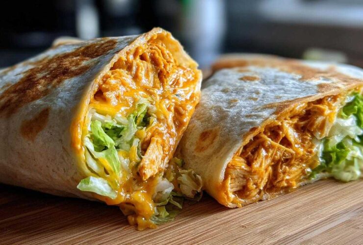 Buffalo Ranch Chicken Wraps