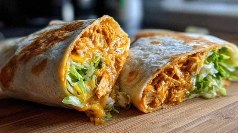 Buffalo Ranch Chicken Wraps