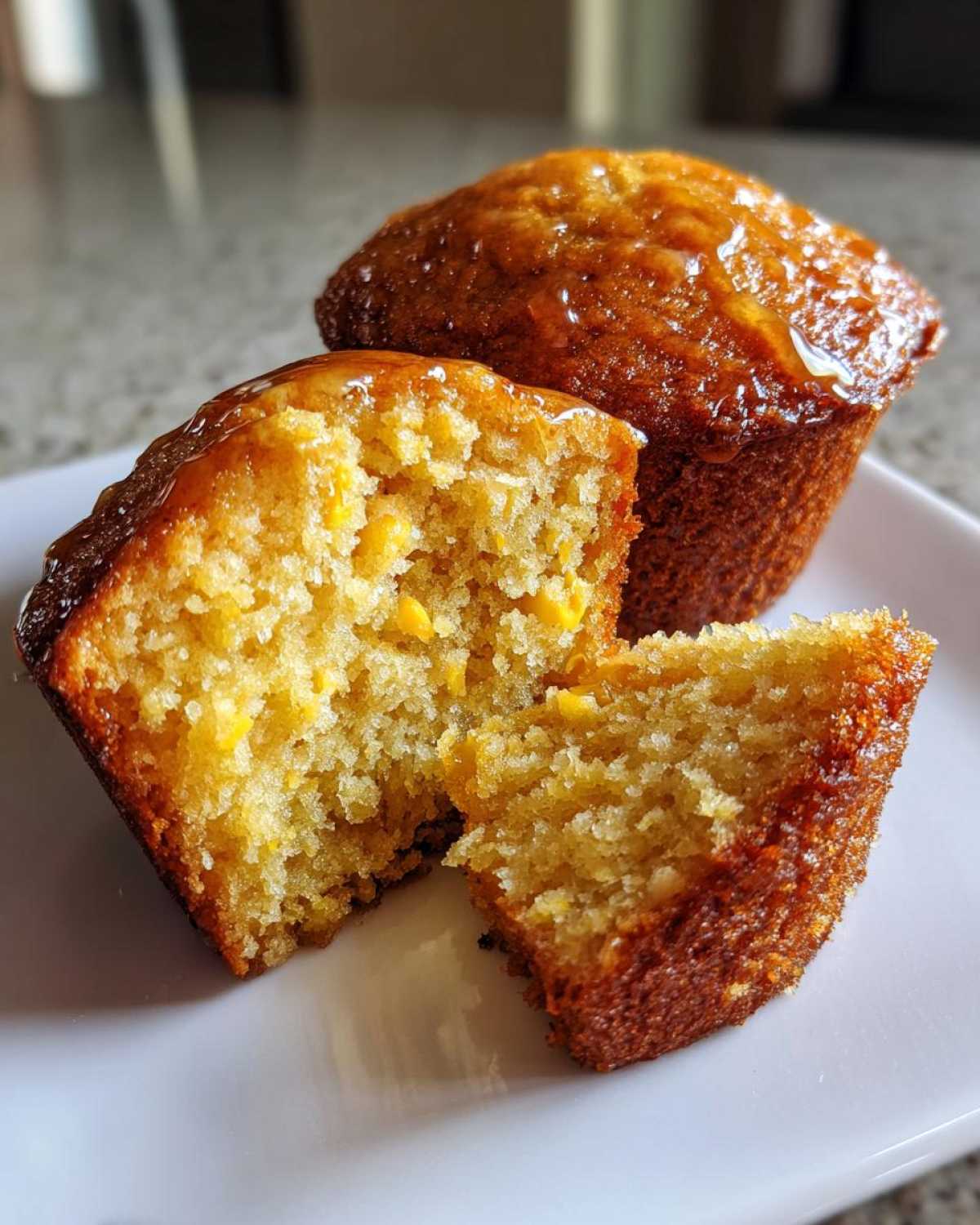 Buttery Maple Cornbread Muffins - detail 2