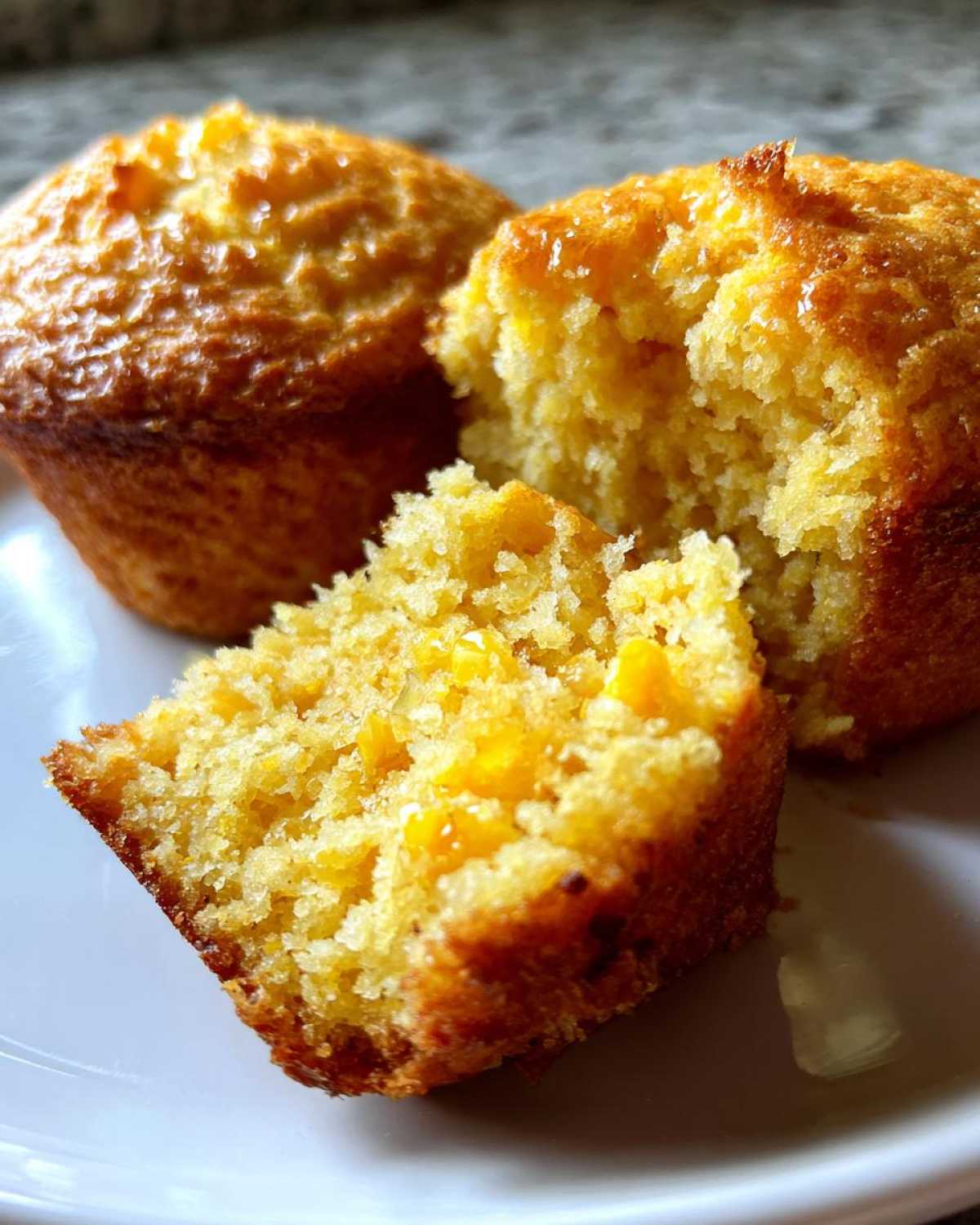 Buttery Maple Cornbread Muffins - detail 3