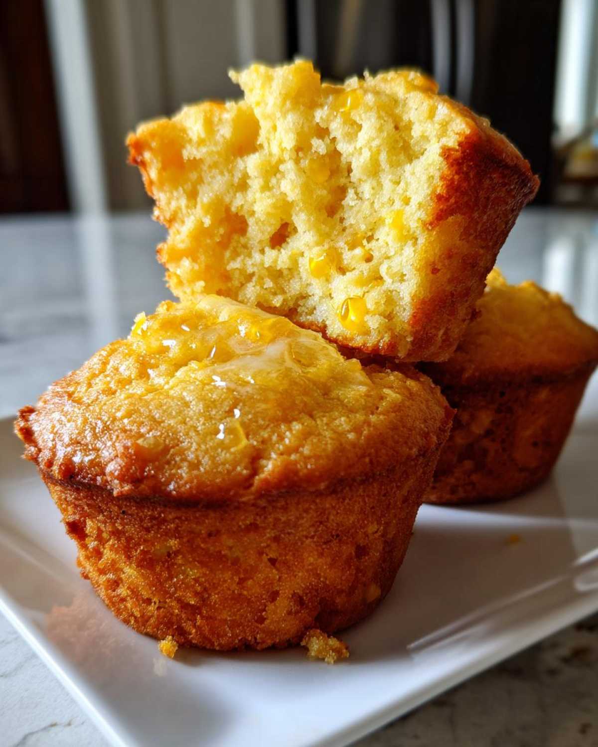 Buttery Maple Cornbread Muffins - detail 4