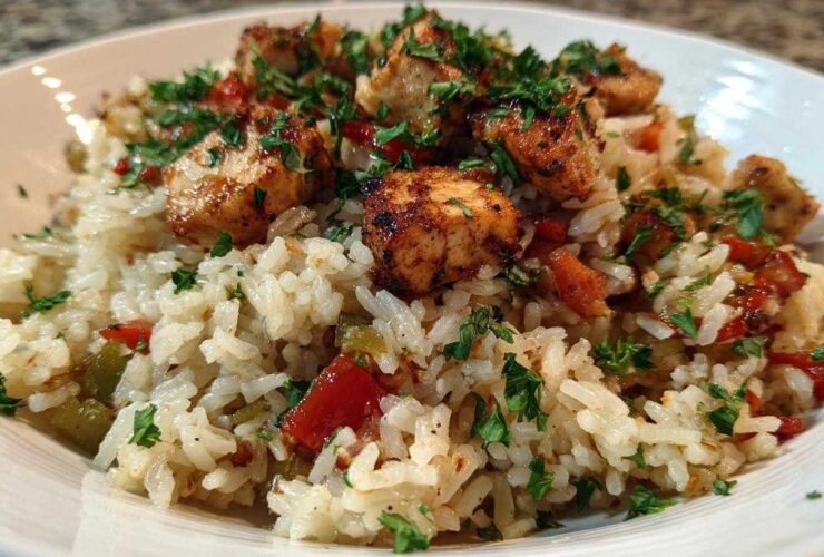 Cajun Chicken and Rice Skillet