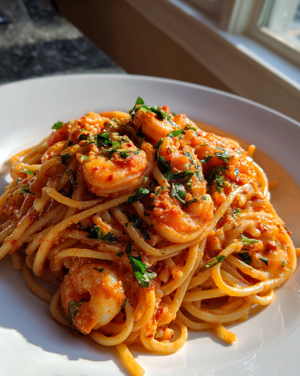 Cajun Shrimp Pasta - detail 1