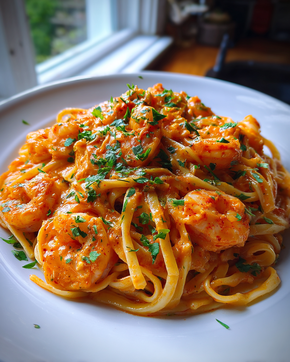 Cajun Shrimp Pasta - detail 3