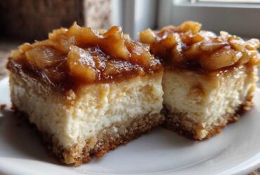 Caramel Apple Cheesecake Bars