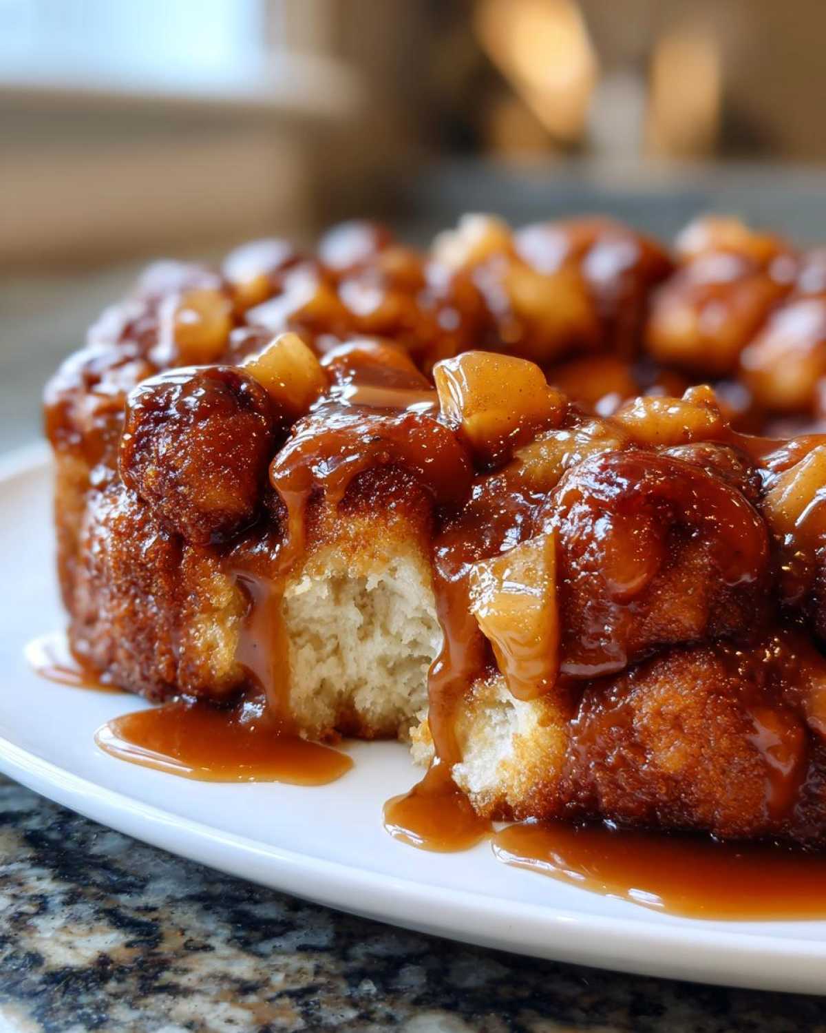 Caramel Apple Monkey Bread - detail 1