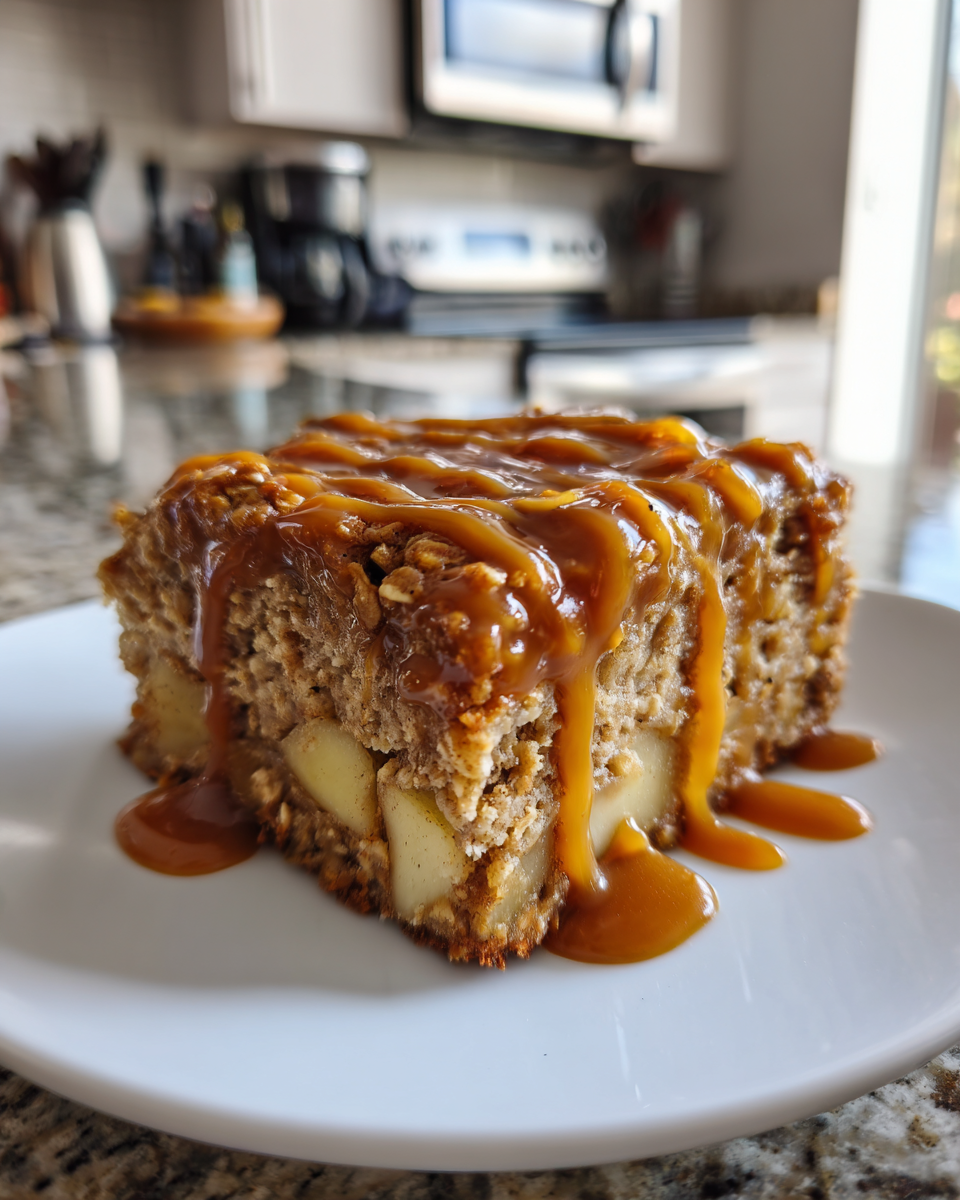 Caramel Apple Oatmeal Bake - detail 1