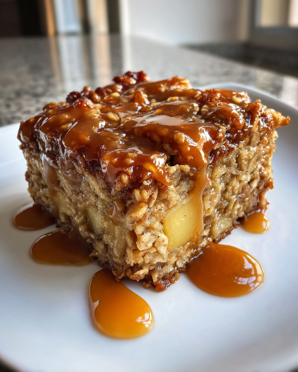 Caramel Apple Oatmeal Bake - detail 2