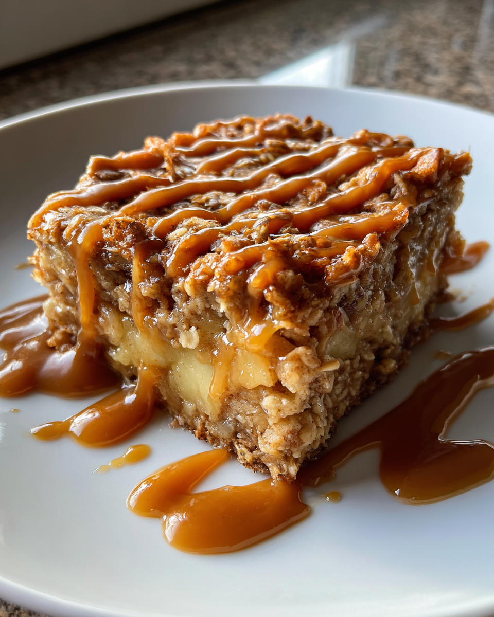 Caramel Apple Oatmeal Bake - detail 3
