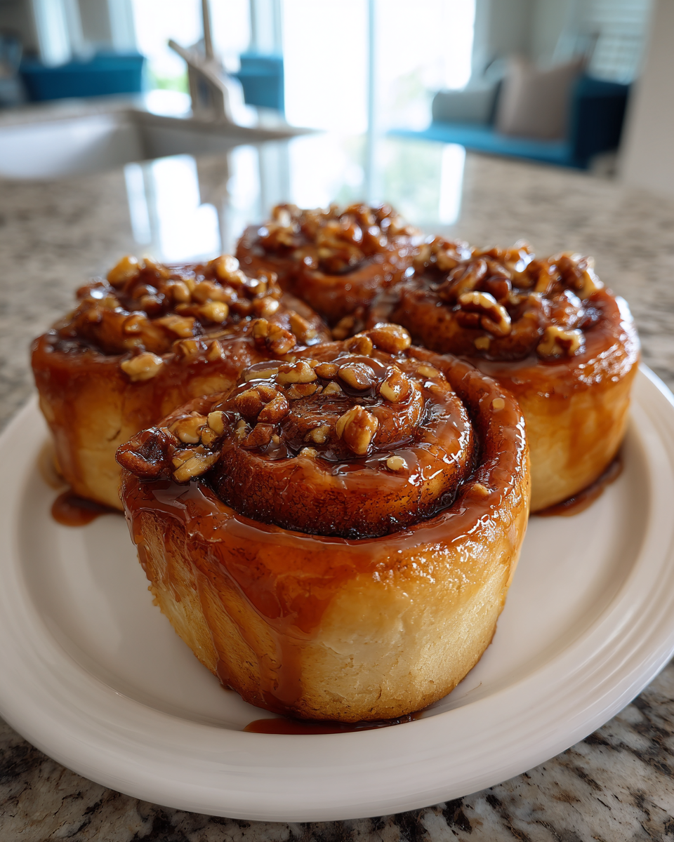 Caramel Pecan Sticky Buns - detail 2