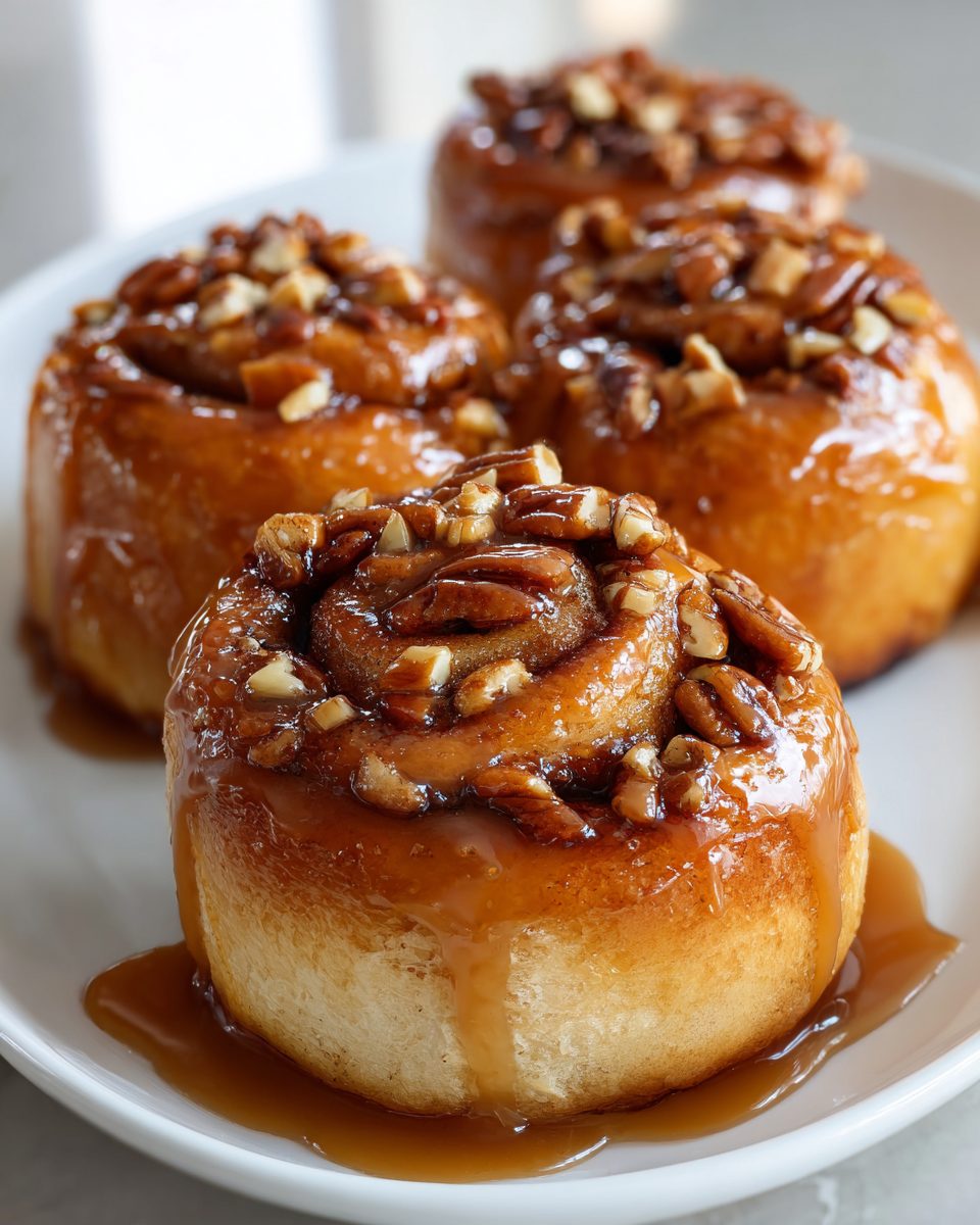 Caramel Pecan Sticky Buns - detail 3