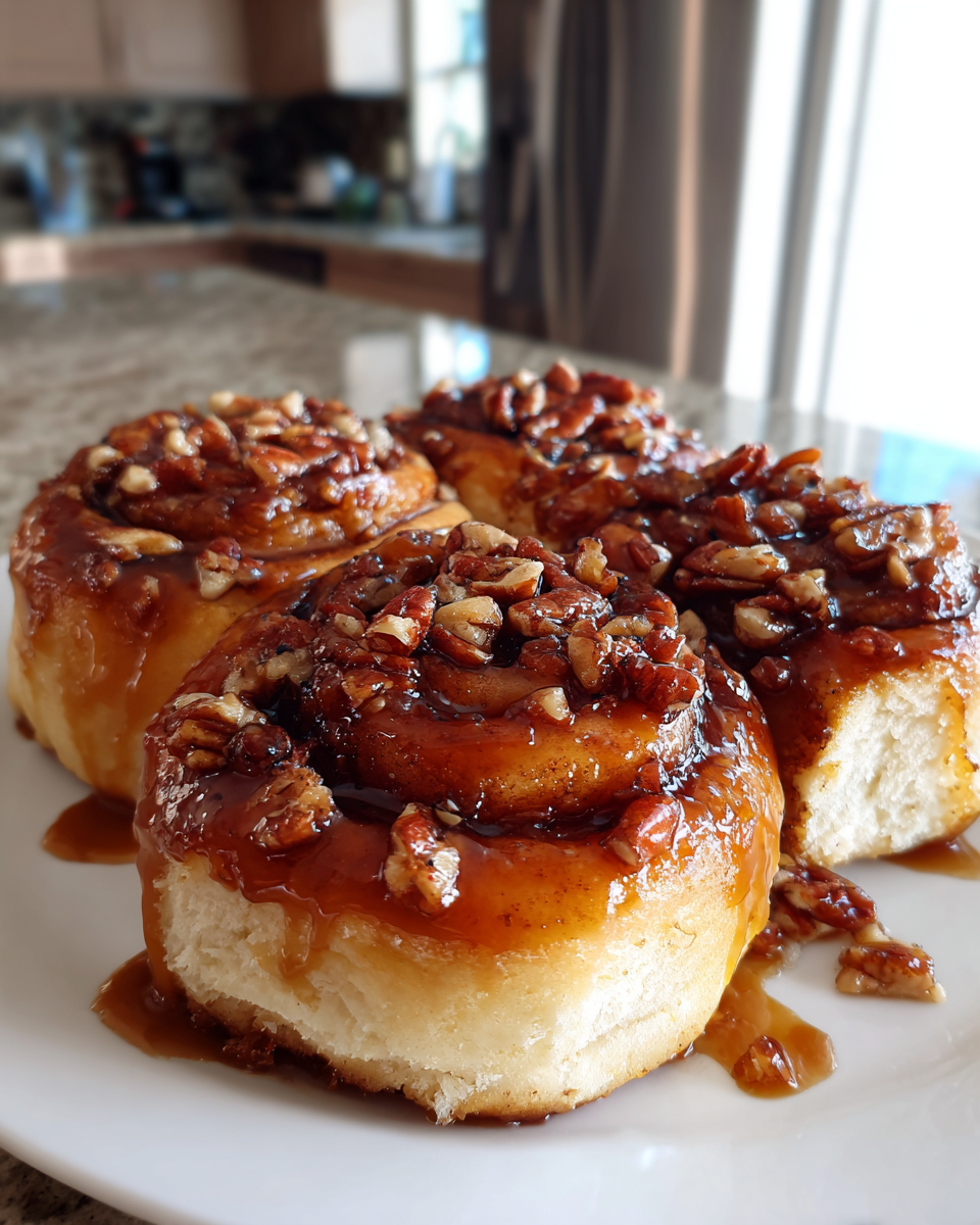 Caramel Pecan Sticky Buns - detail 4