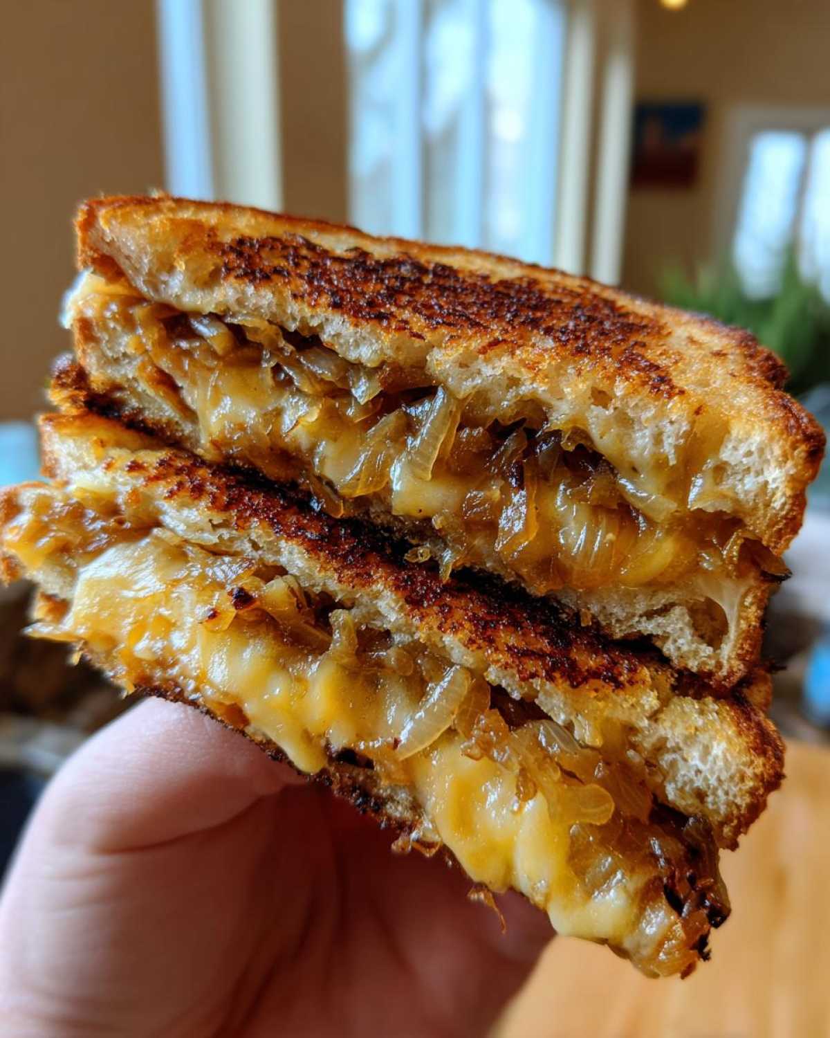 Caramelized Onion Grilled Cheese - detail 3