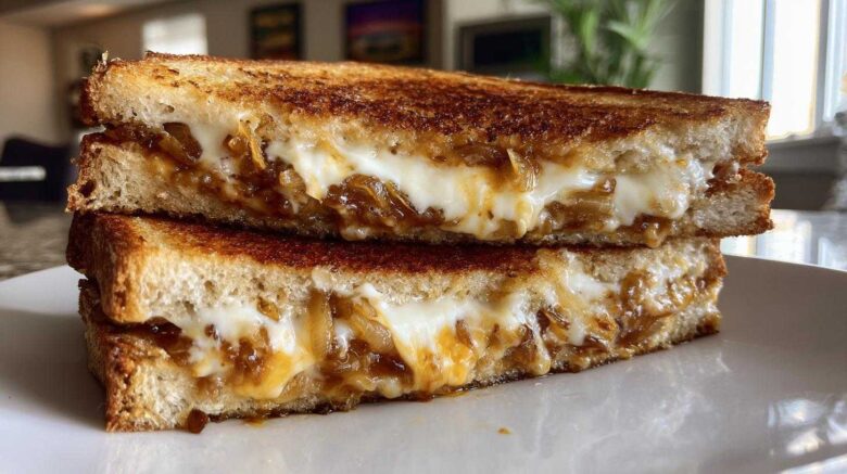 Caramelized Onion Grilled Cheese