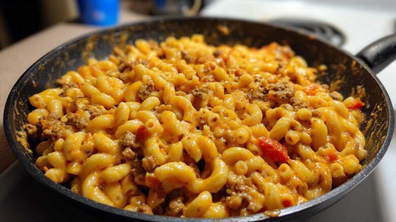 Cheeseburger Pasta Skillet
