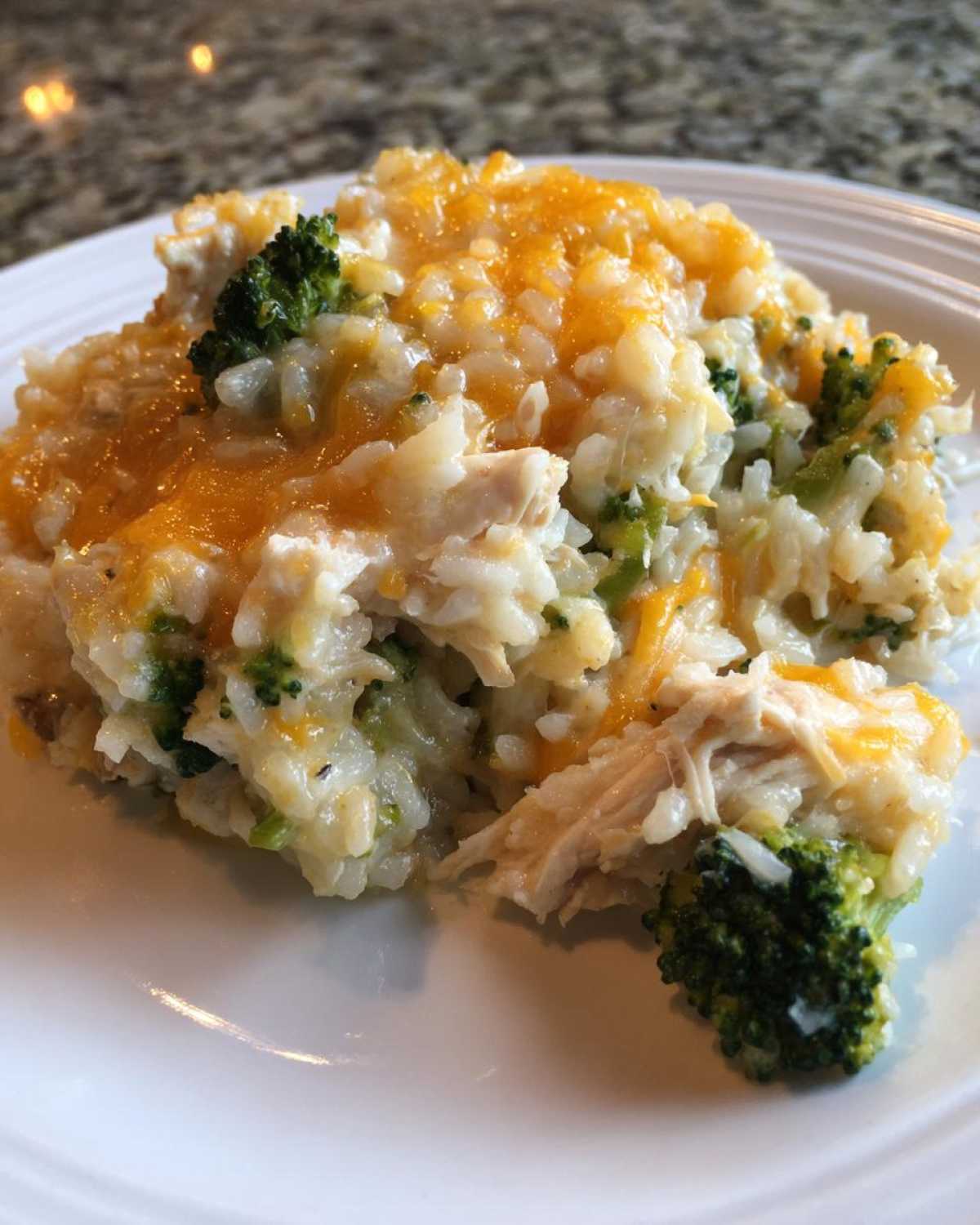 Cheesy Chicken Broccoli Rice Bake - detail 3