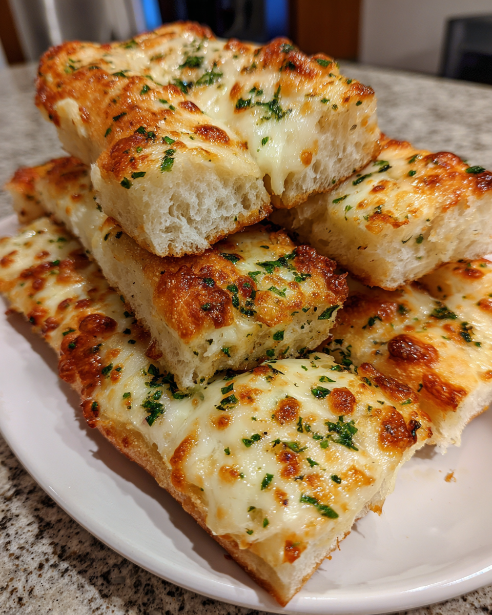 Cheesy Garlic Breadsticks - detail 1