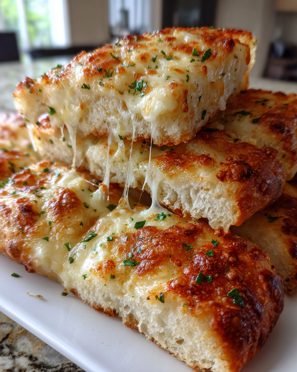 Cheesy Garlic Breadsticks - detail 3