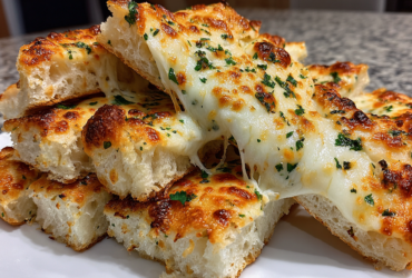 Cheesy Garlic Breadsticks