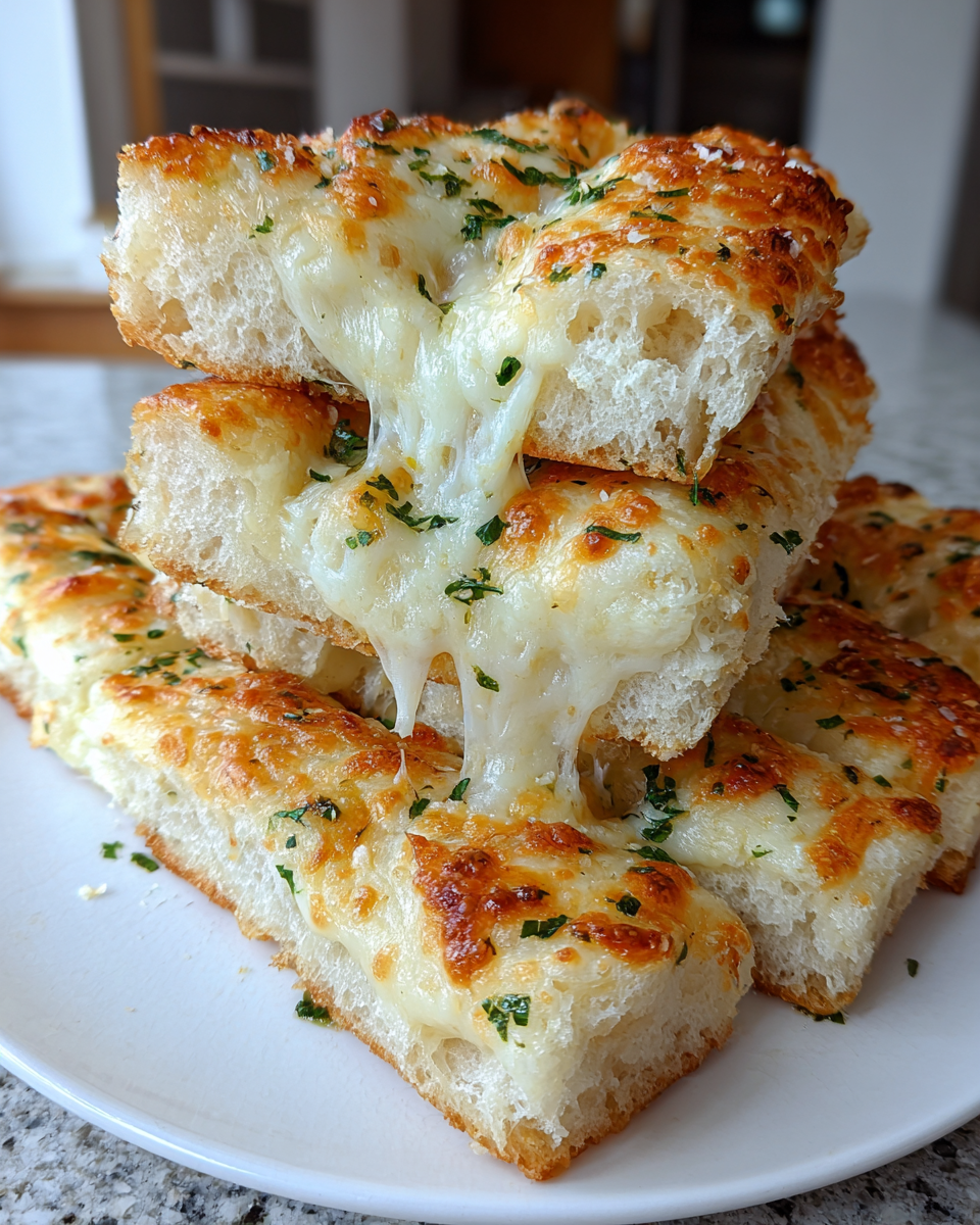 Cheesy Garlic Breadsticks - detail 4