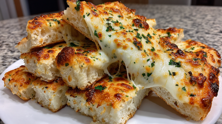 Cheesy Garlic Breadsticks