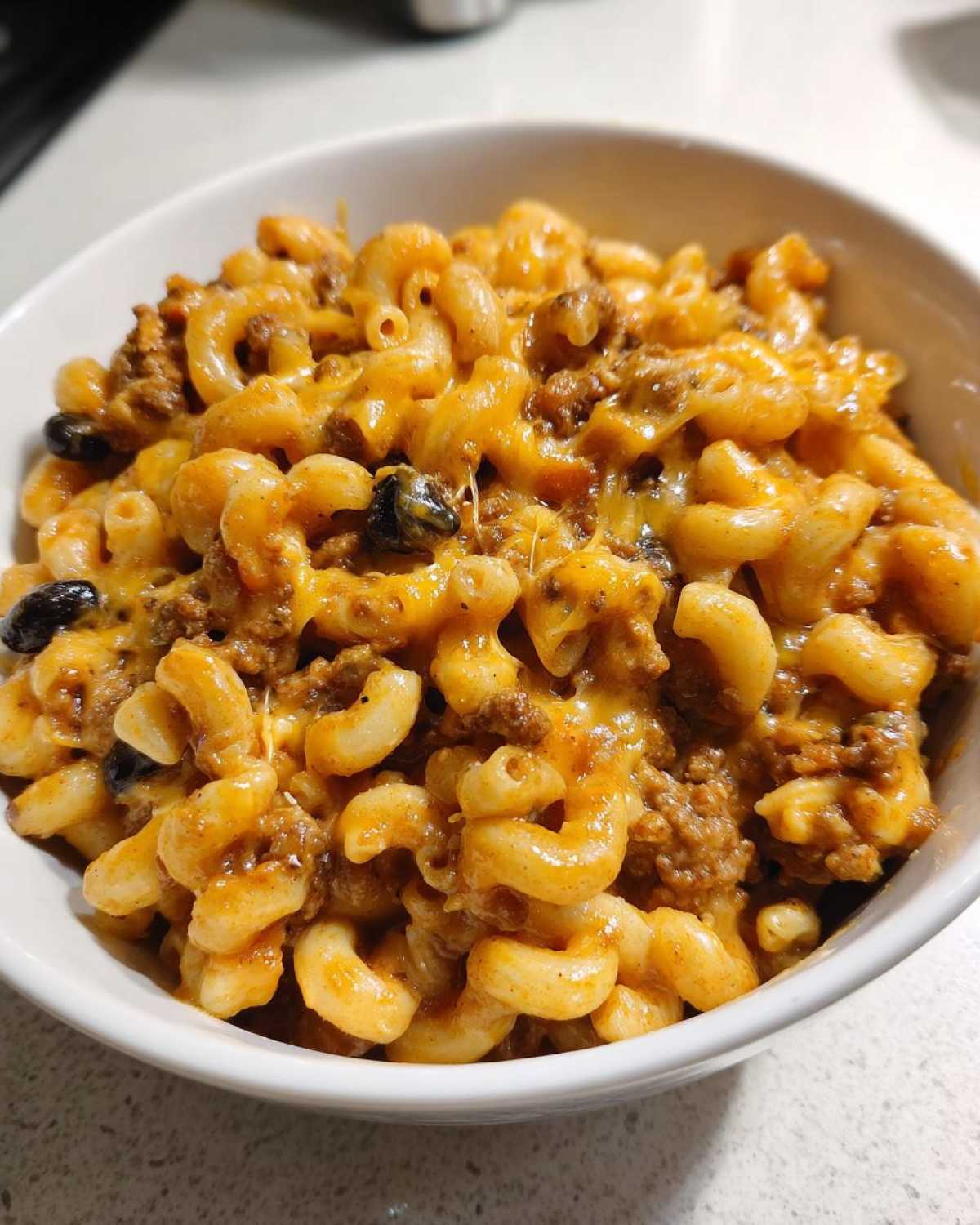 Cheesy Taco Pasta - detail 2